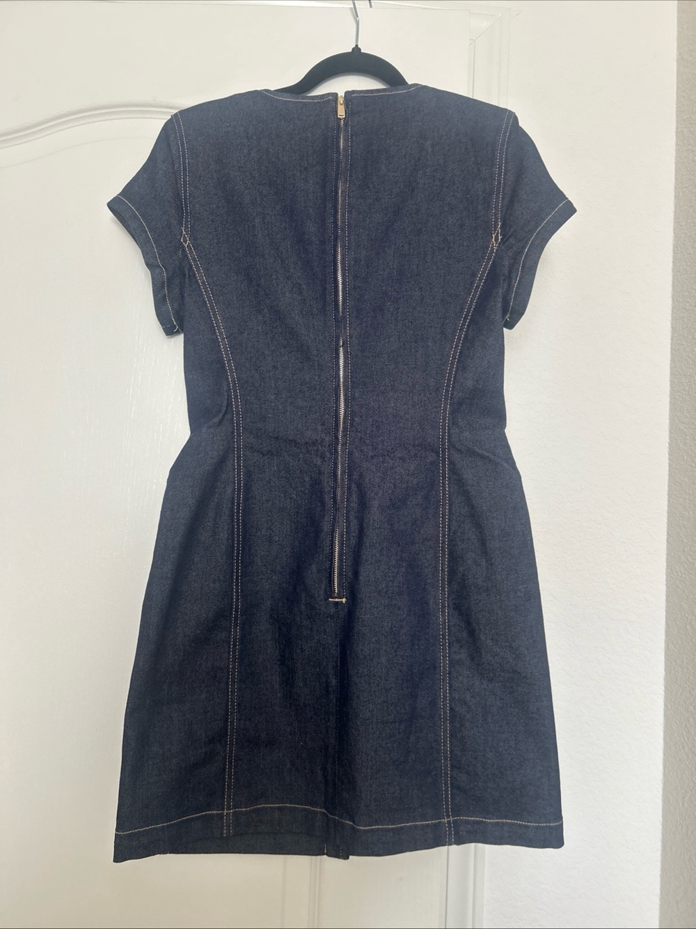Generation Love Brunella Sheen Denim Mini Dress Women's Small - NEW $415 - Picture 5 of 6